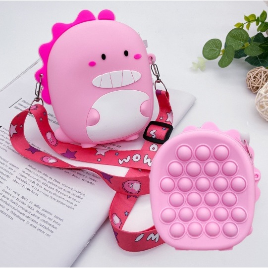 Tas Jelly Silicon Uk Besar DOMPET BAG KOIN JELLY SILIKON  - Tas Jelly Rubber - Tas Silicon Impor Mur