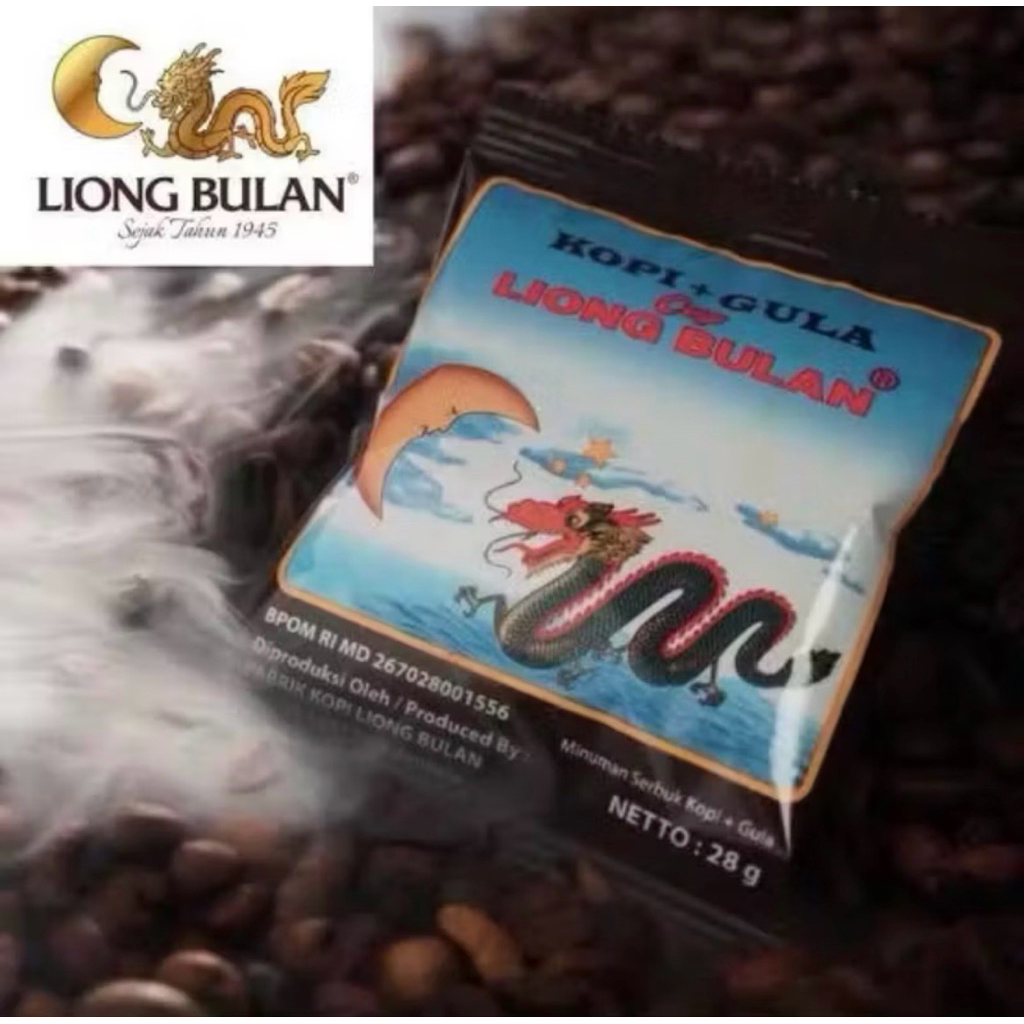 

kopi liong bukan + gula 28g khas bogor 1 pack ( isi 10 pcs )