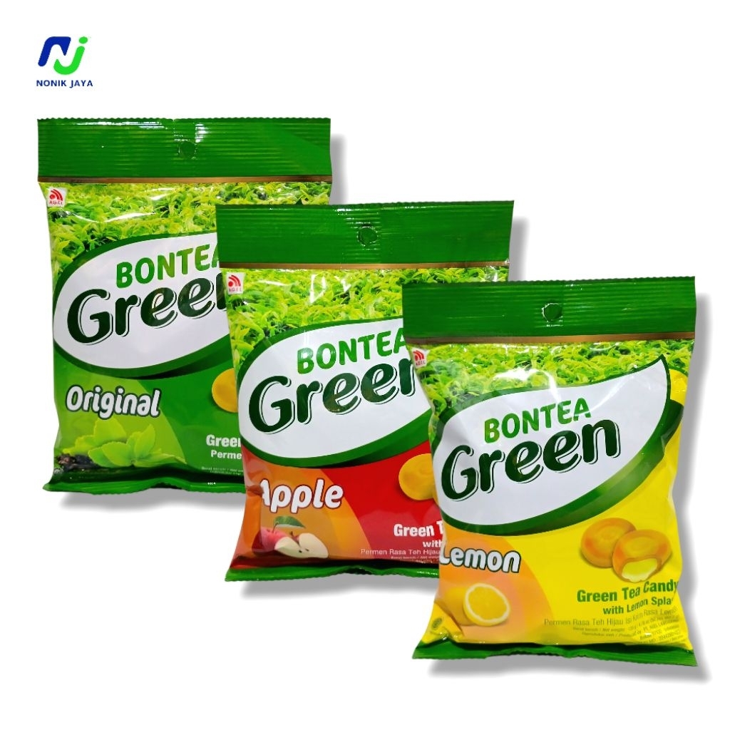 

( PAKET 6 PACK PERMEN BONTEA GREEN ) Permen Bontea Green Pack Isi 50 Pcs BISA MIX