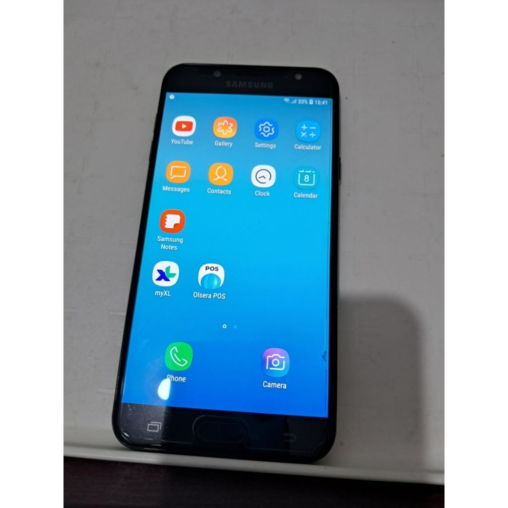 ponsel hp samsung galaxy J7 plus ram 4Gb memory 32 Gb bekas