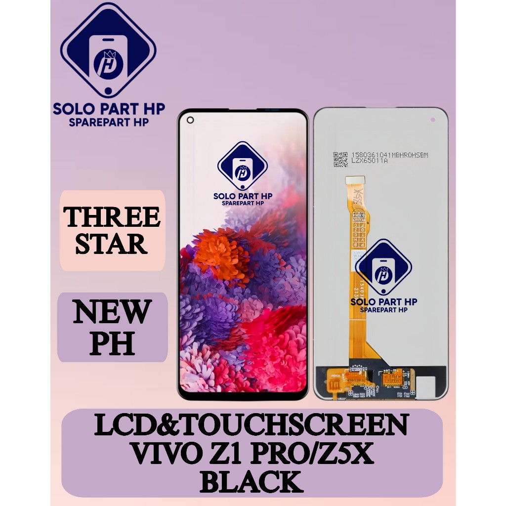 Solo Part HP Sparepart LCD & Touchscreen Vivo Z1 Pro/Z5X Black