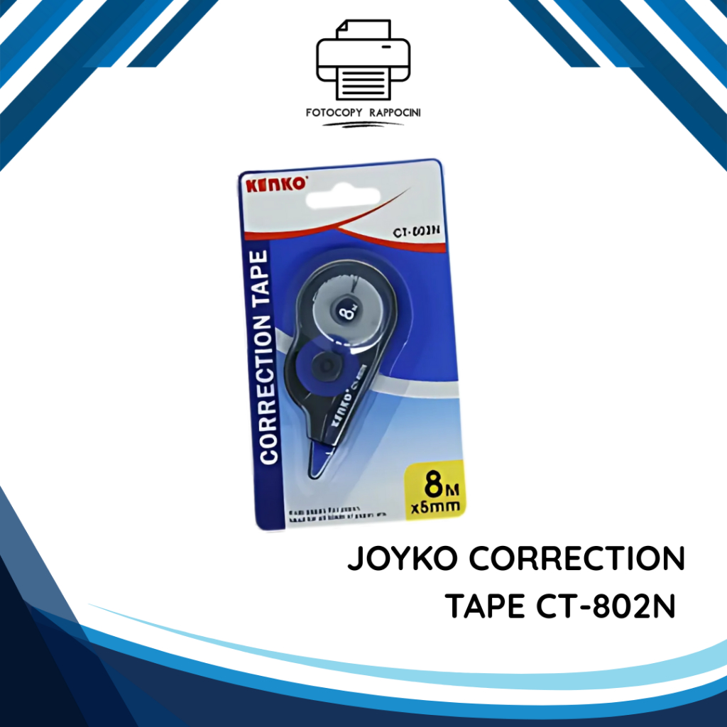 

Correction Tape Kenko CT-802N – Pita Koreksi 8m x 5mm