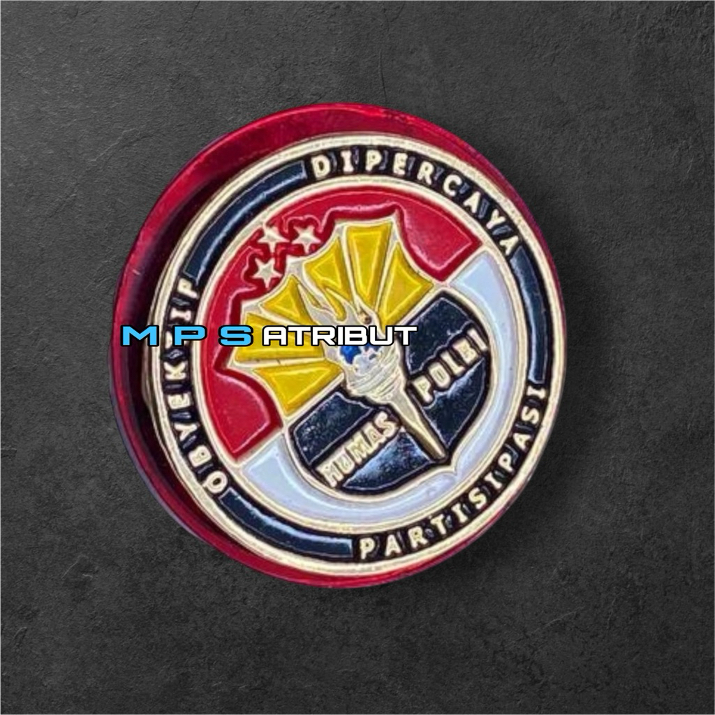 ATRIBUT POLRI / PIN RODA HUMAS POLRI EXCLUSIVE / PIN HUMAS POLRI