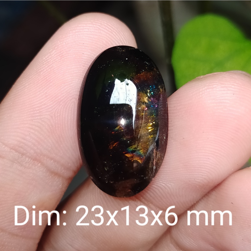 KECUBUNG PELANGI HITAM KALIMANTAN ASLI cek batu lainnya yaman api wulung opal bacan amethys kalimaya