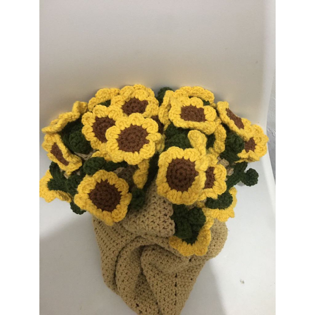 Crochet Flower Bouquet