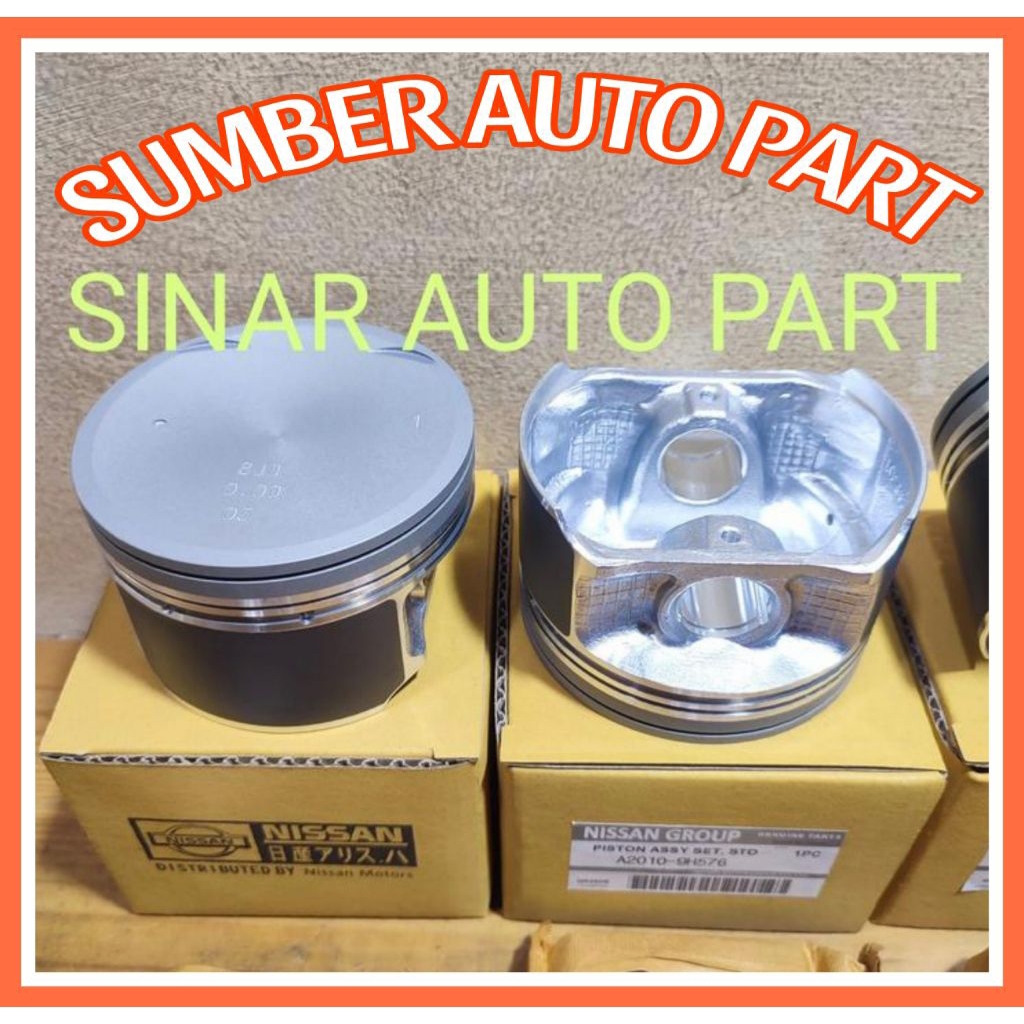 (SAP) PISTON ASSY PISTON SEHER NISSAN XTRAIL 2.5cc SERENA C24 STD 0.50 QR25DE