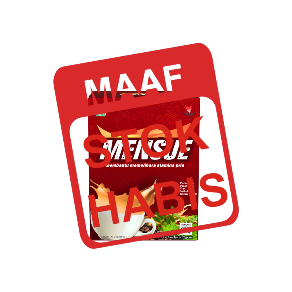 

MENSUE ORIGINAL MINUMAN KOPI STAMINA PRIA AMAN 100% BPOM & HALAL