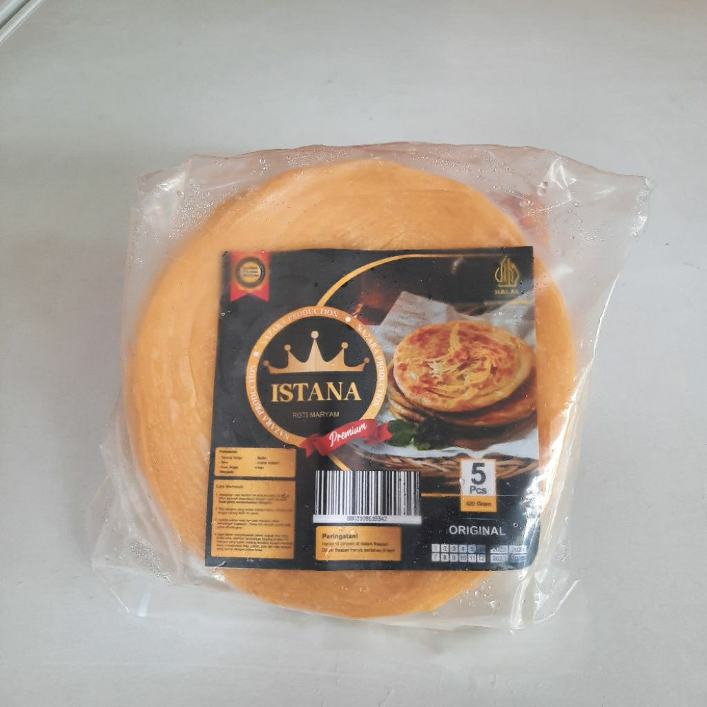 

Istana Roti Maryam Original 420 gr Isi 5 pcs