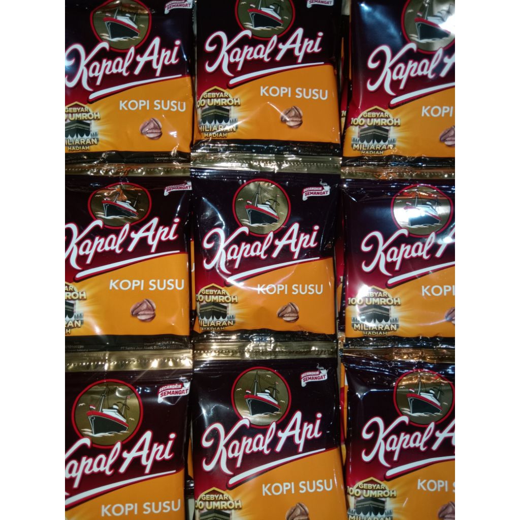 

Kapal api susu 10 sachet 31gram-Coffe-kopi susu-instan Robusta
