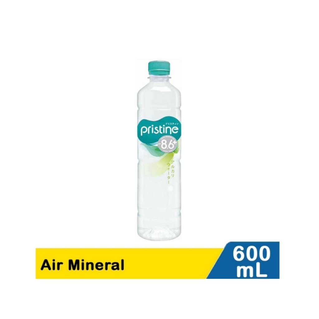 

Pristine air mineral 600ml 8.6+ 1dus 600ml × 24pc