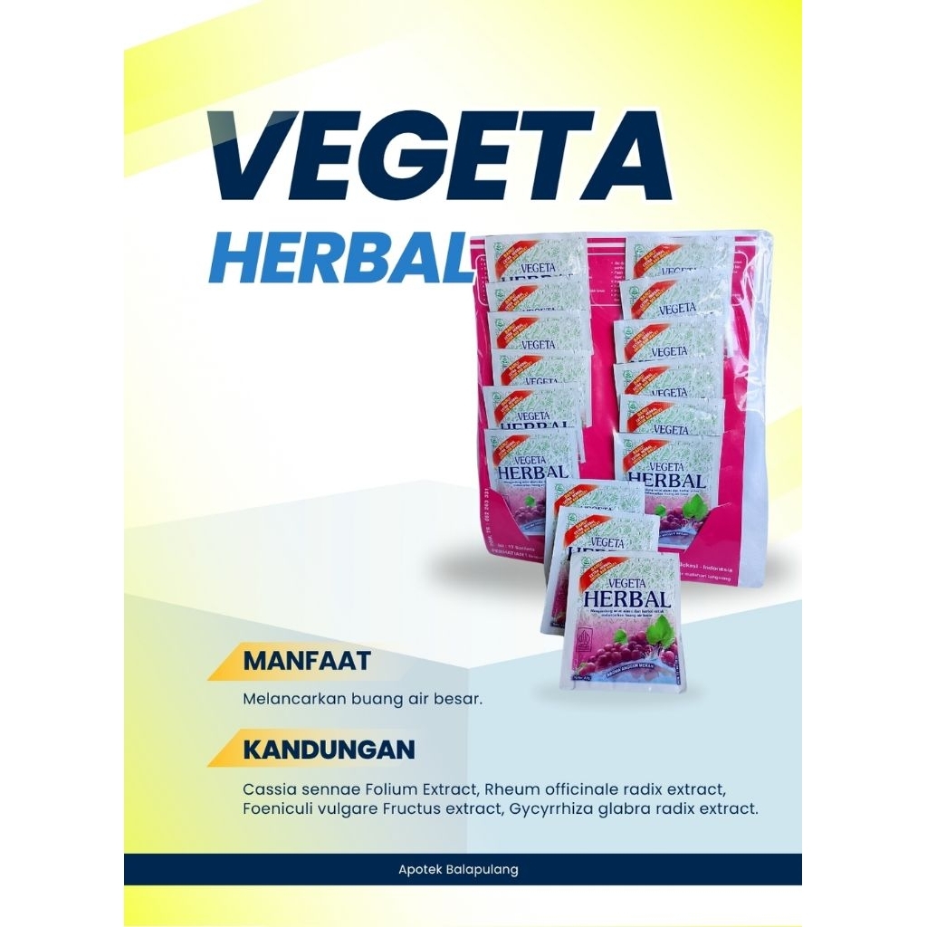 

VEGETA Herbal per sachet @7,1gr