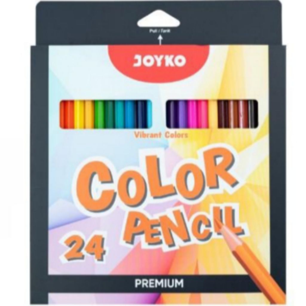 

24 Colour Pencil Premium Twenty Four Warna Premium Pensil