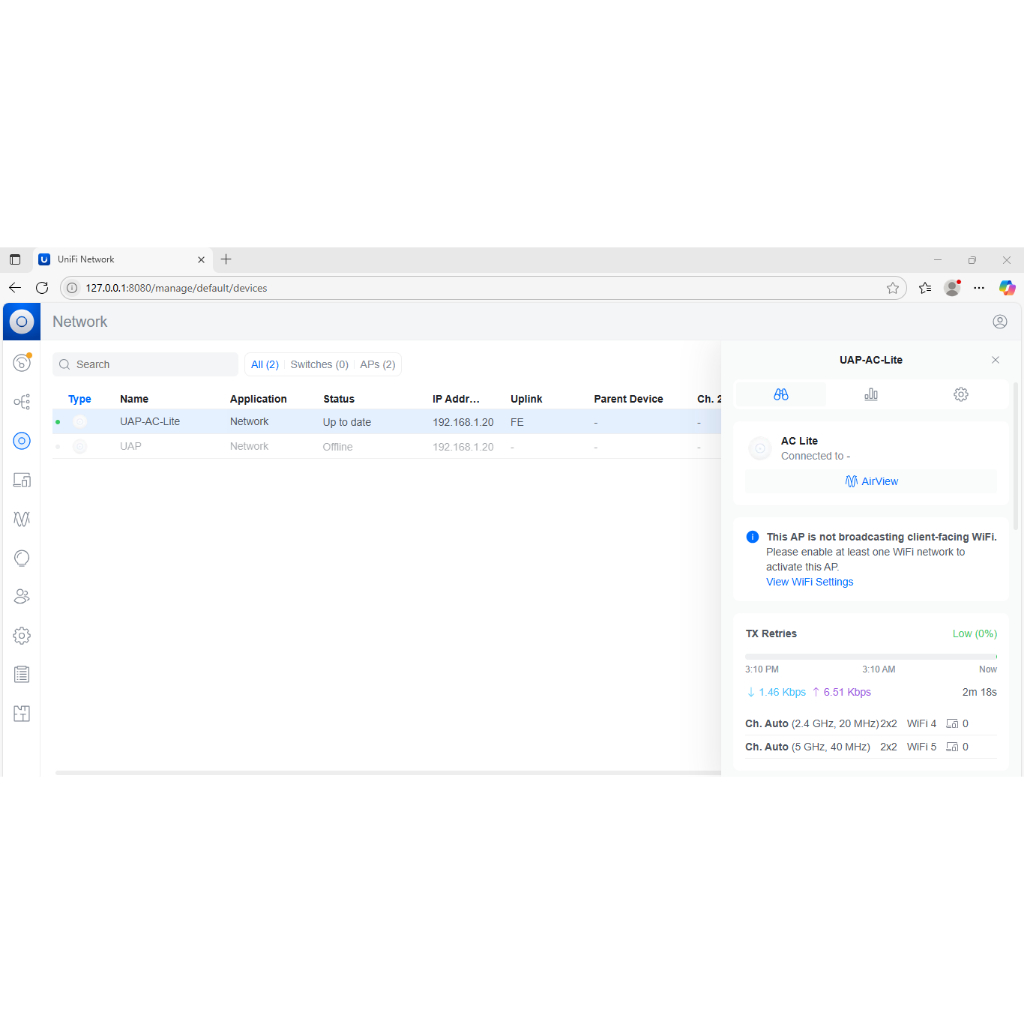 Unifi Ubiquiti AP AC Lite