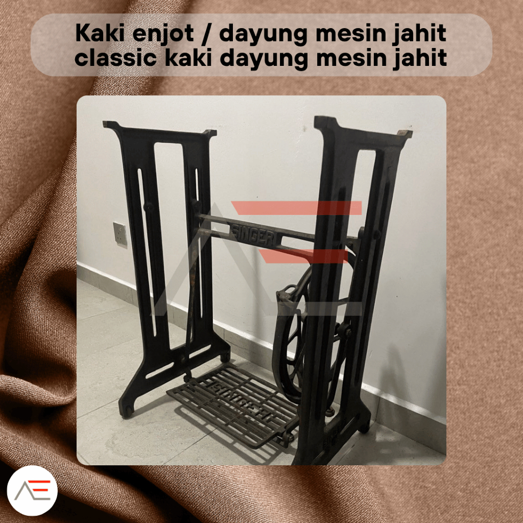 Kaki Meja Mesin Jahit Kaki Dayung enjot penggerak mesin jahit dengan kaki