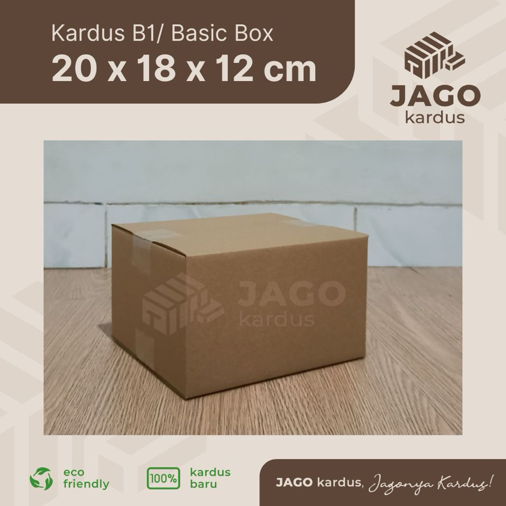 

Box Kardus Ukuran 20x18x12 cm