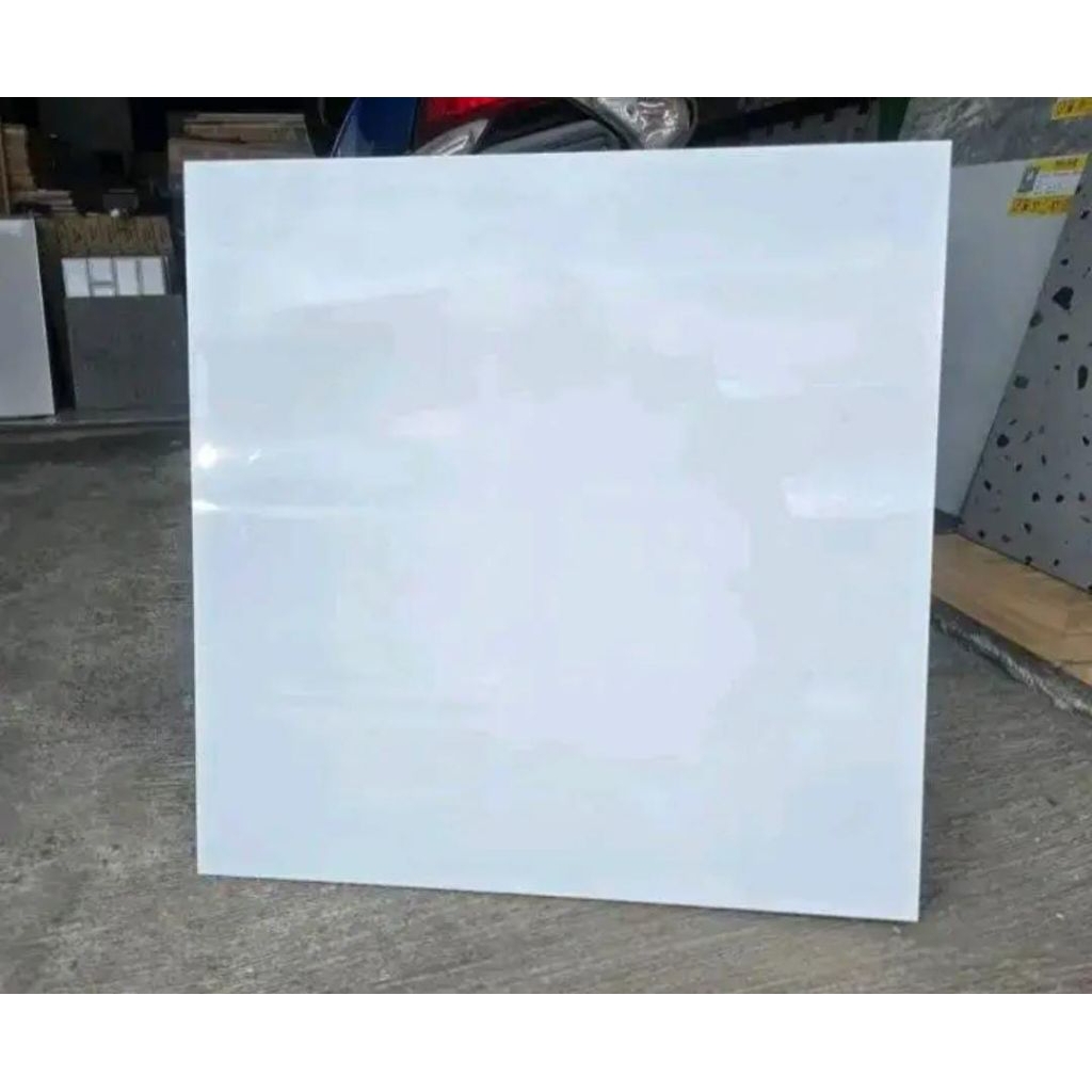 granit lantai 60x60 putih polos solid white by Pegasus