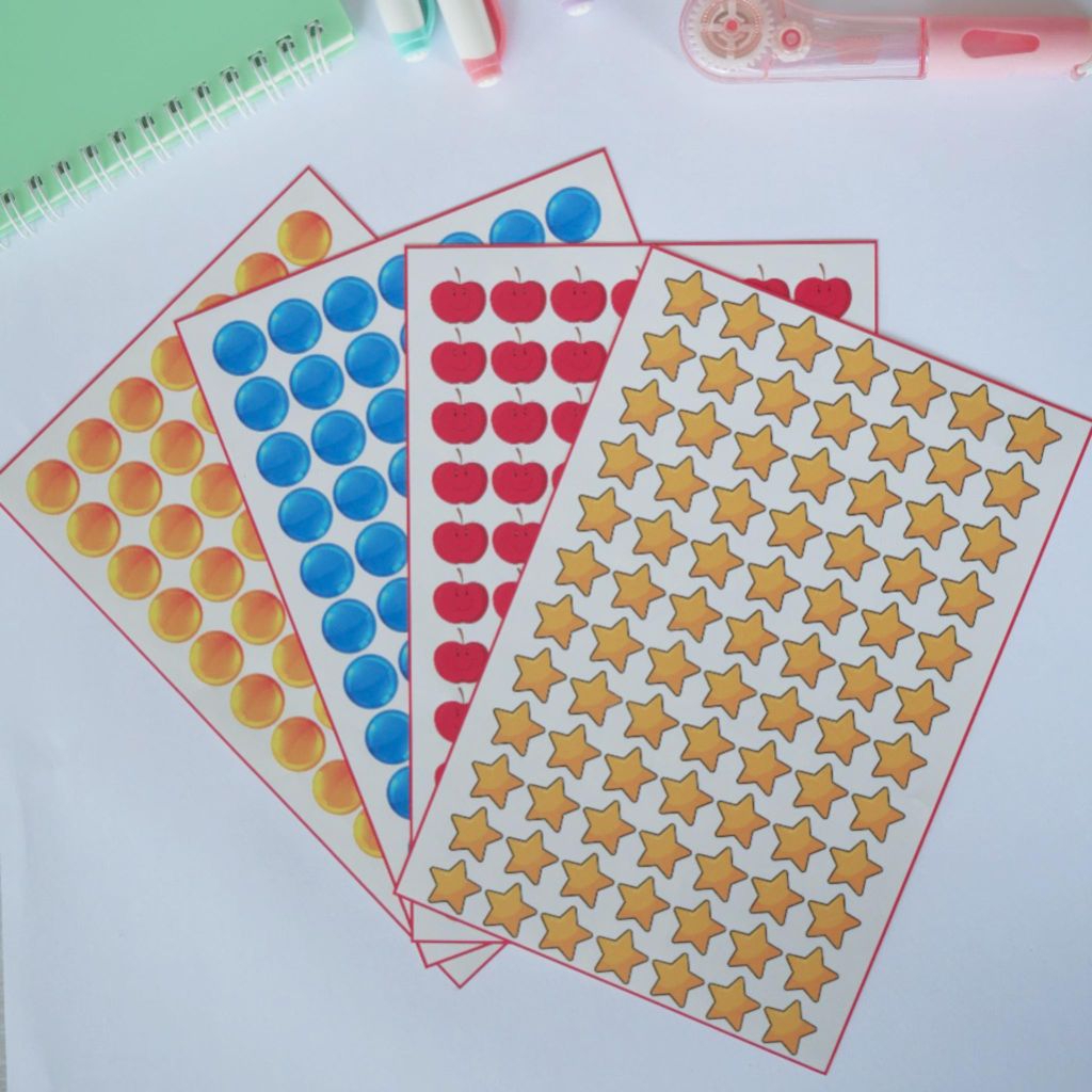 

Sticker Deco Bulat Bintang Apel / Stiker Dekorasi / Stiker Deco Jurnal / Stiker Sheet Jurnaling / Stiker Sheet