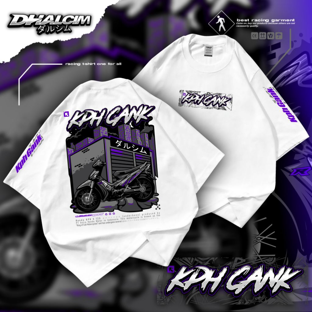 KAOS DISTRO KPH GANK RACING FUL COTTON 24S TEBAL| KAOS KPH GANK, T-SHIRT KPH GANK, KAOS KPH RACING, 