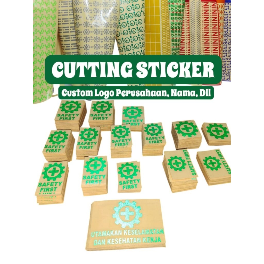 

Custom Stiker Safety Logo Perusahaan