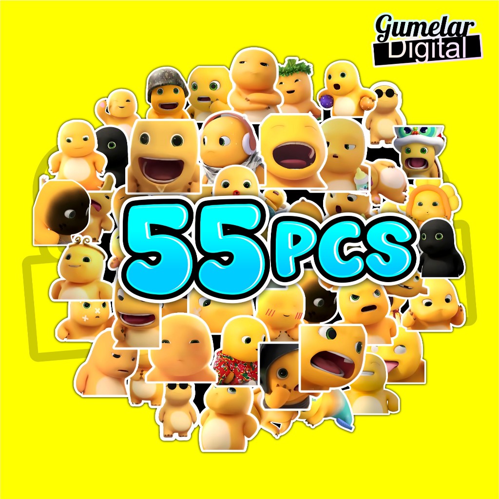 

STIKER PACK ISI 55PCS NAILONG DINO KUNING SUDAH DICUTTING TINGGAL TEMPEL