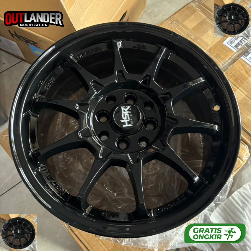 velg racing hsr r16 velg mobil Kijang Veloz Avanza Livina Evalia Panther Xenia dll hsr borokosrd r16