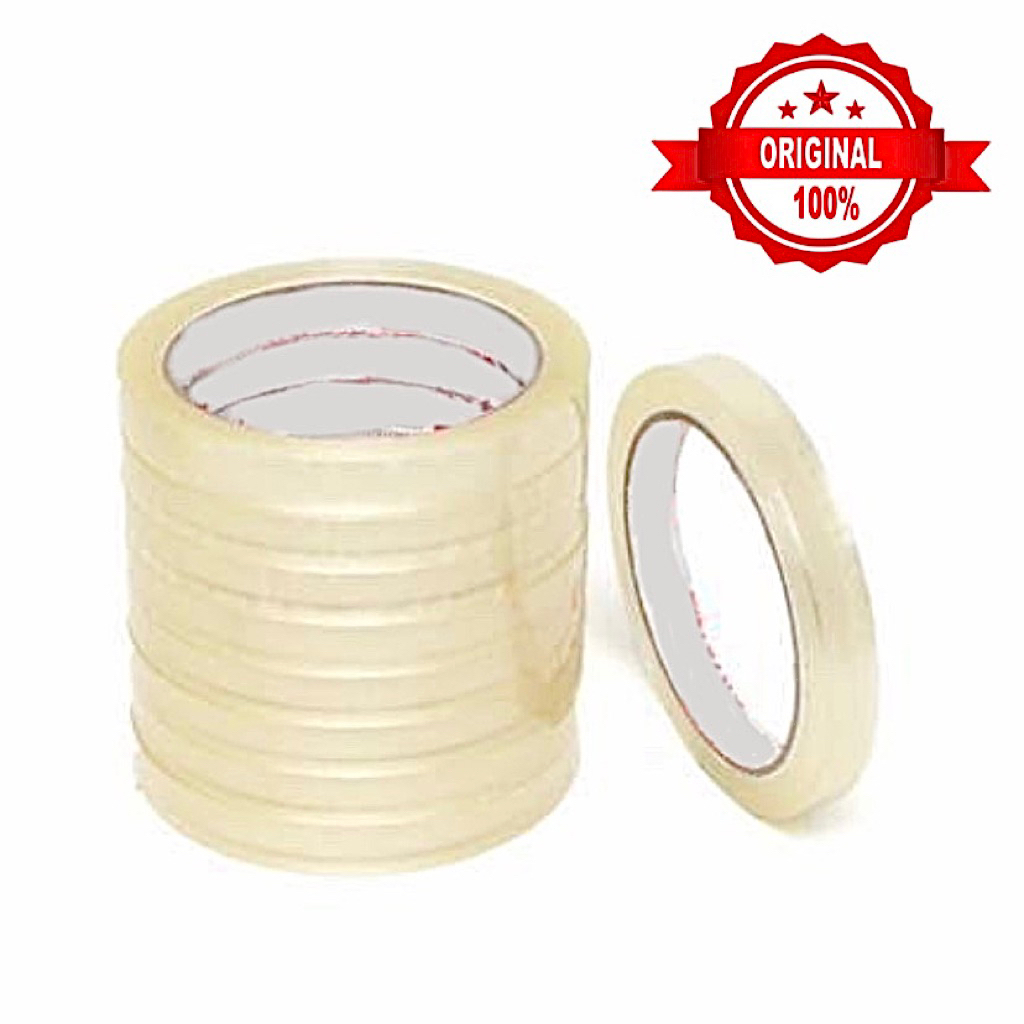 

Lakban bening kecil 12mm x 72m