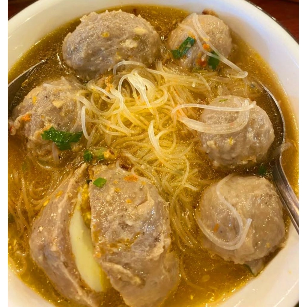 

baso cirawang tulang rangu sapi isi telor ayam miyazawa food pedas