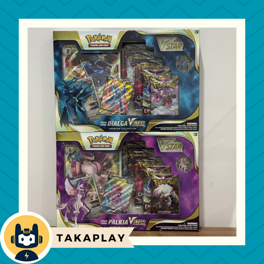 Kartu Pokemon TCG English Origin Forme Palkia Dialga V Star VStar Premium Collection Box Chilling Re