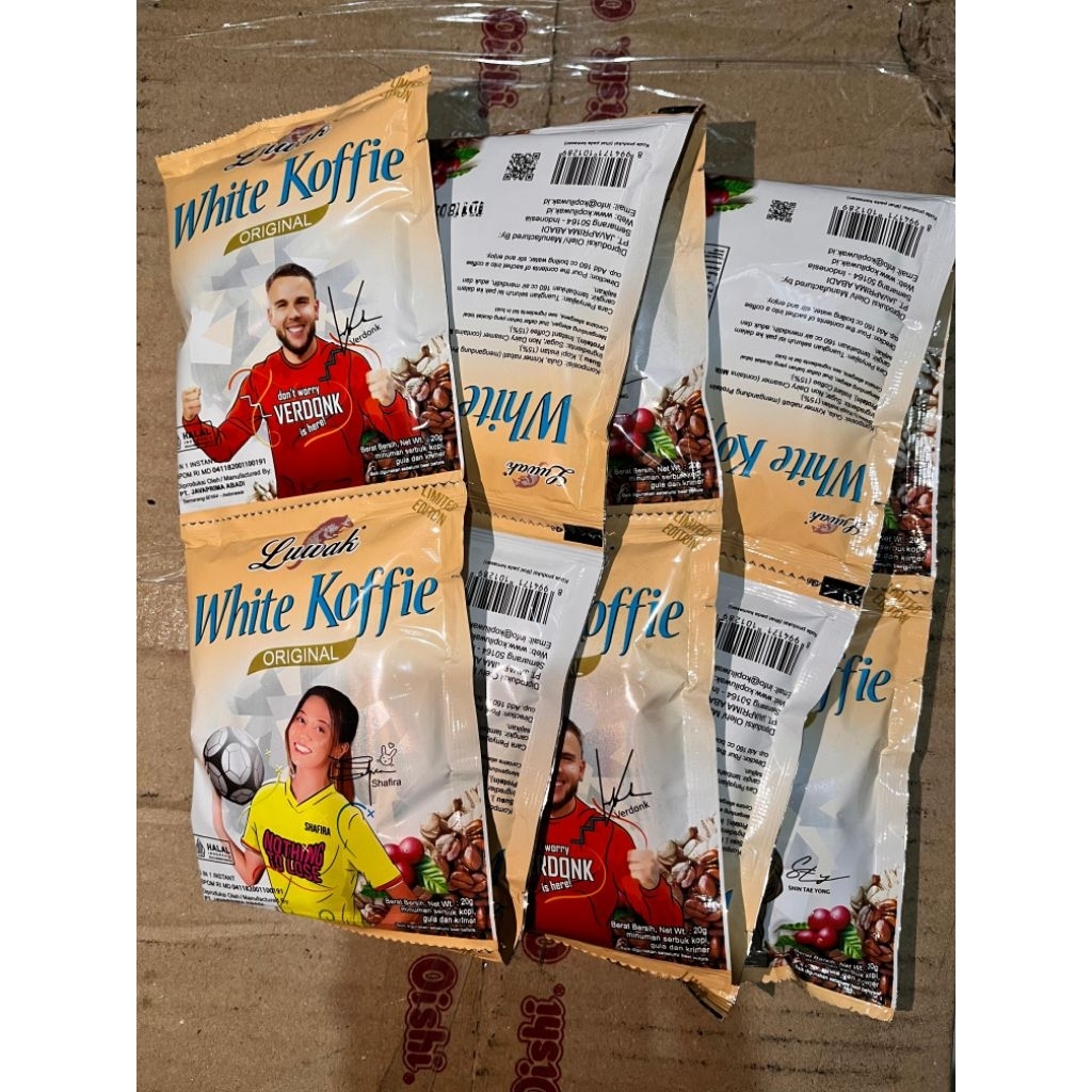 

Luwak White Coffee 1 Renceng ( 10 Sachet )