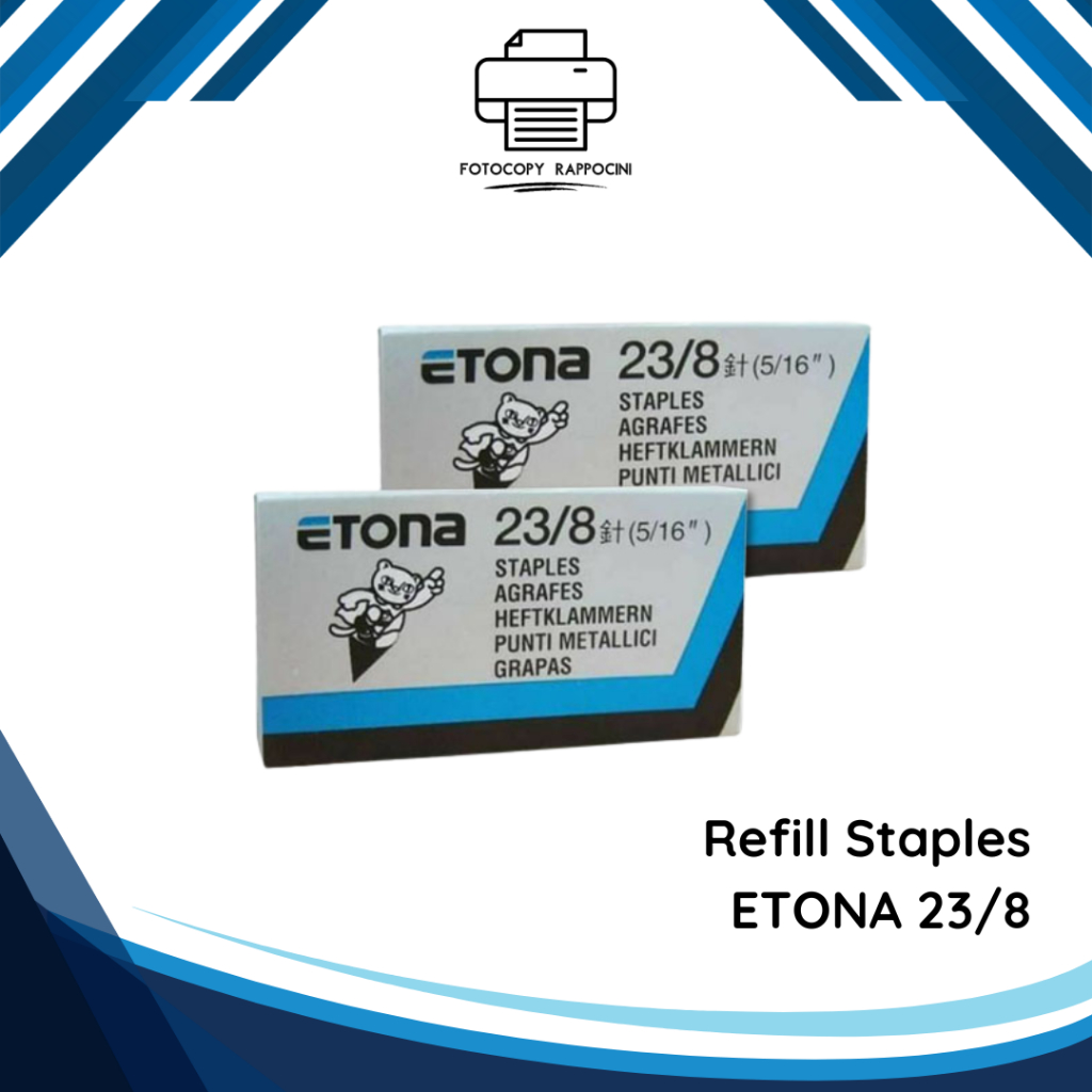 

Isi Staples Etona 23/8 – Refill Staples Tembak 1 Box Original