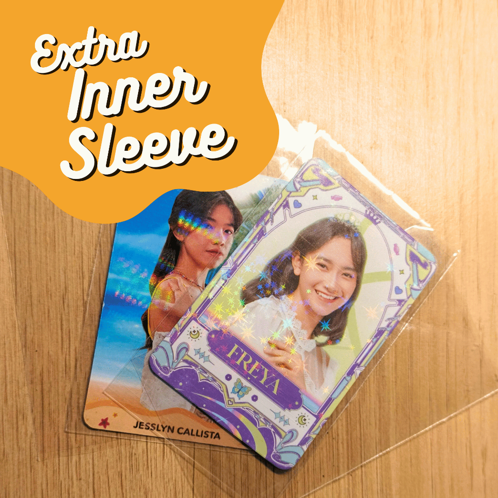 

Extra Inner Sleeve Sampul Plastik Kartu - 5 Pcs