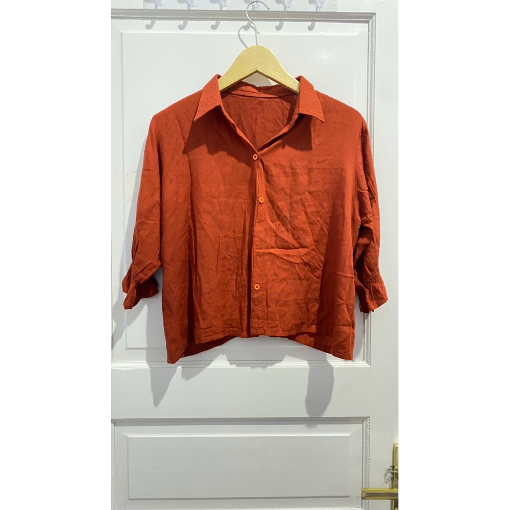 [PRELOVED] Blouse Wanita Lengan Karet / Baju Atasan Wanita Kekinian