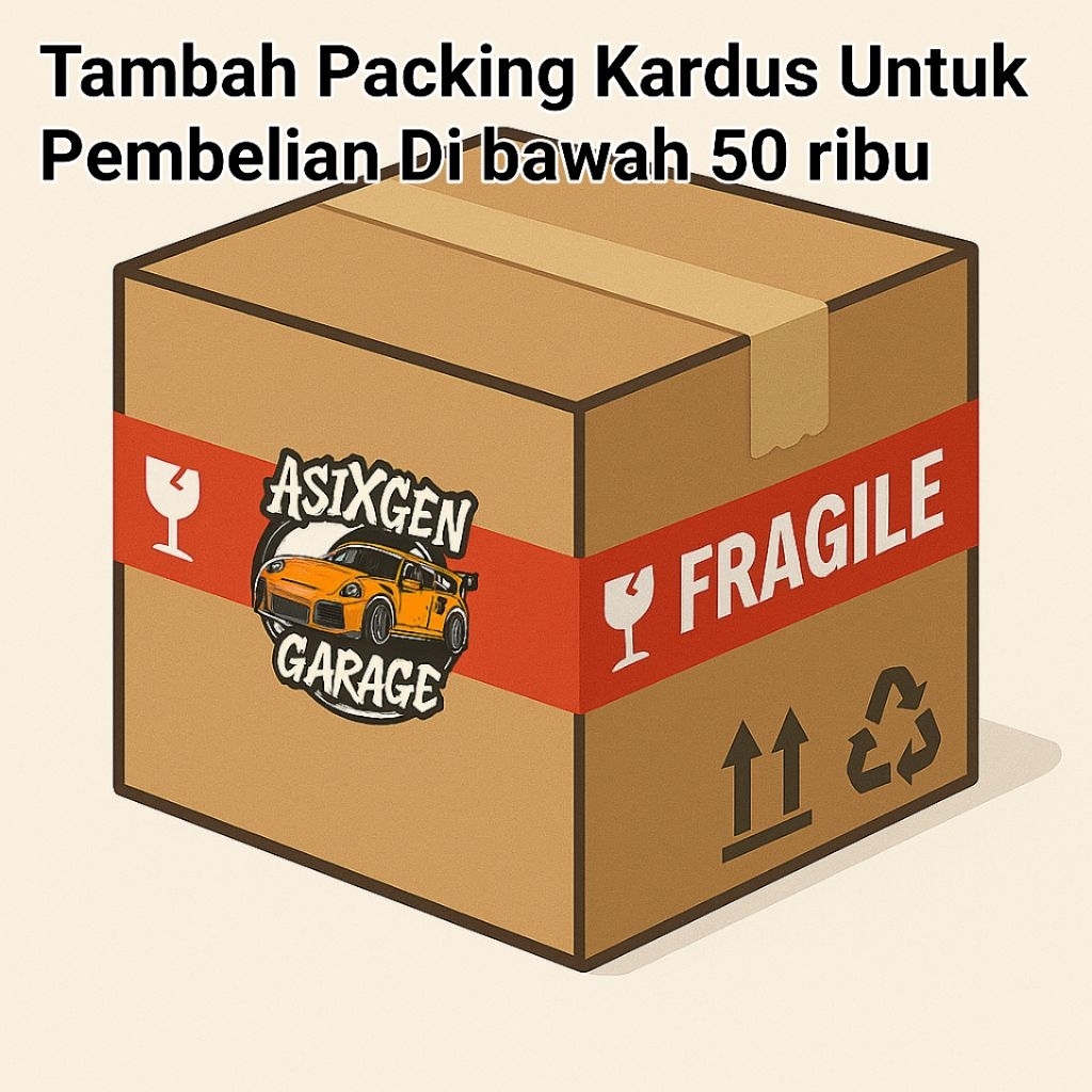 

Packing Kardus Tambahan Untuk Pembelian Di bawah 50 ribu