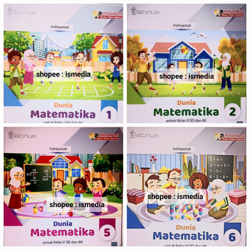 Platinum Matematika ( Dunia Matematika ) untuk SD kelas 1 2 3 4 5 6 penerbit Tiga Serangkai