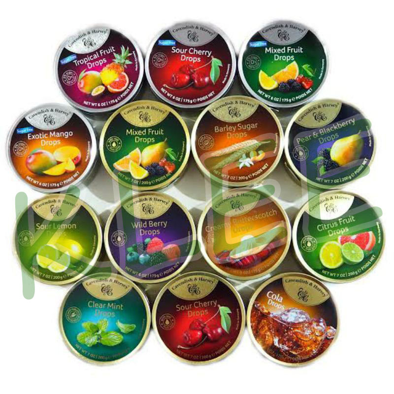

Permen Cavendish & Harvey Drops All Variant - Cavendish Germany Candy - Permen Aneka Rasa Buah 130-200g
