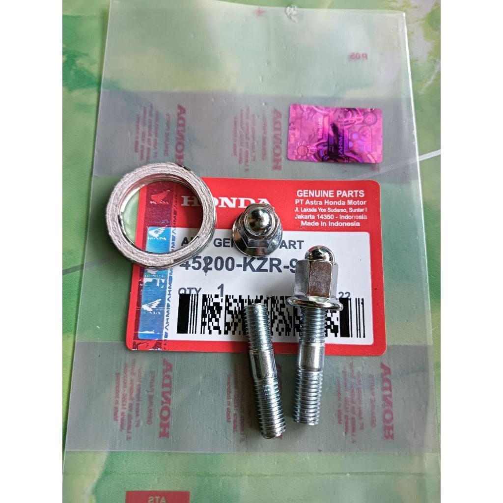 1 SET BAUT TANAM KNALPOT (M 7 ) + PAKING KNALPOT HONDA VARIO 125 / 150  BEAT DULUX LED SCOOPY DONAT