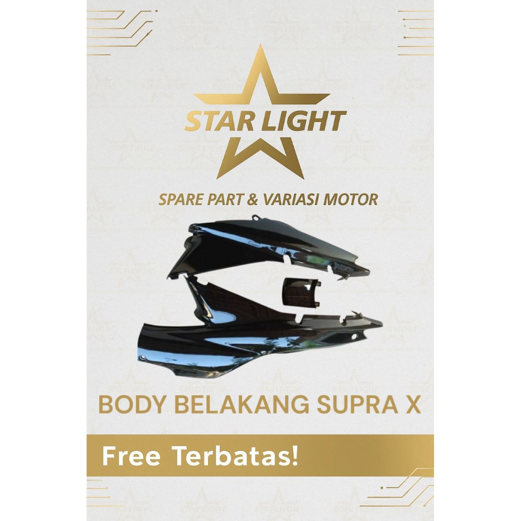 body belakang cover Supra x/Supra fit