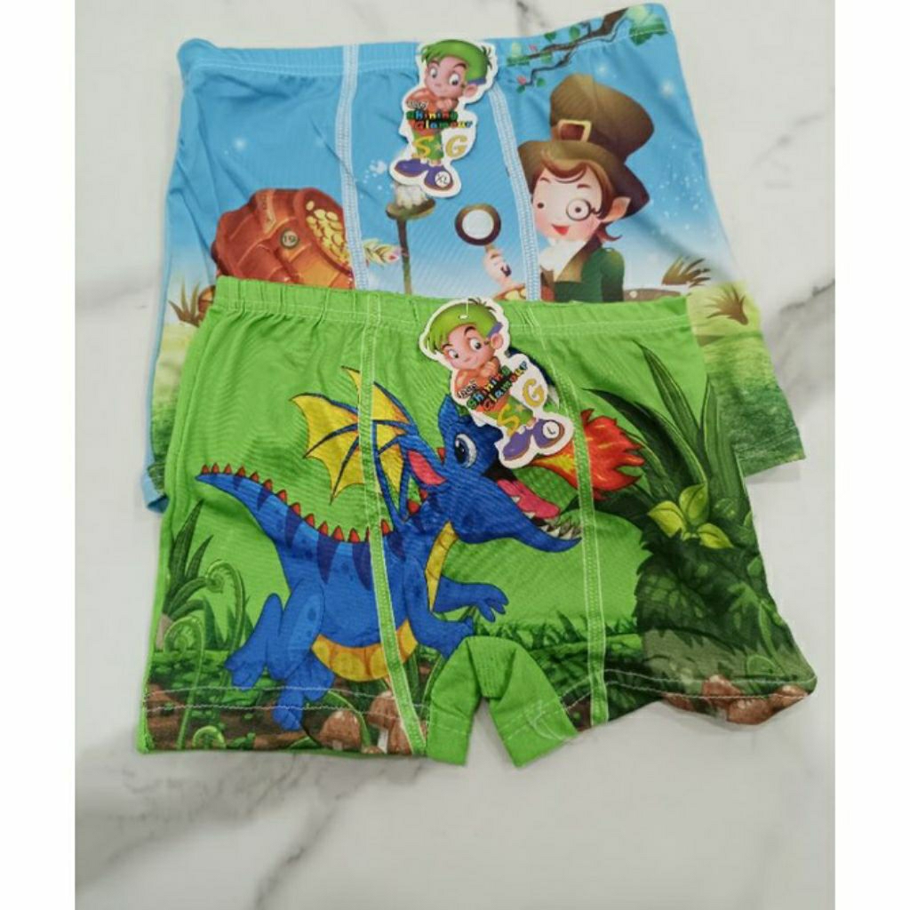 Boxer Anak Bodasidun 316M / Boxer anak Cowo Import / Celana Dalam Anak / Celana Span Anak