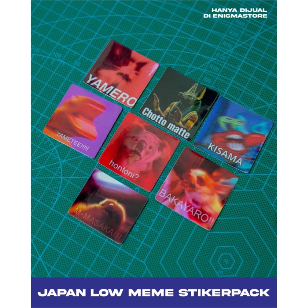 

STIKER VINYL DIECUT JAPAN LOW MEME