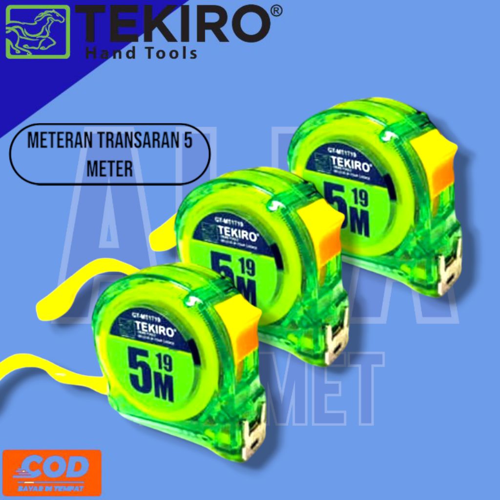 Meteran Tekiro / Meteran Transparan Tekiro 5 meter | MURAHH