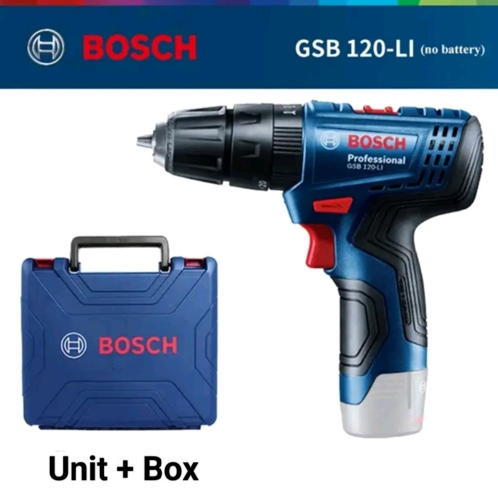 Bosch GSB 120Li Mesin Bor Hammer drill Cordless 12V