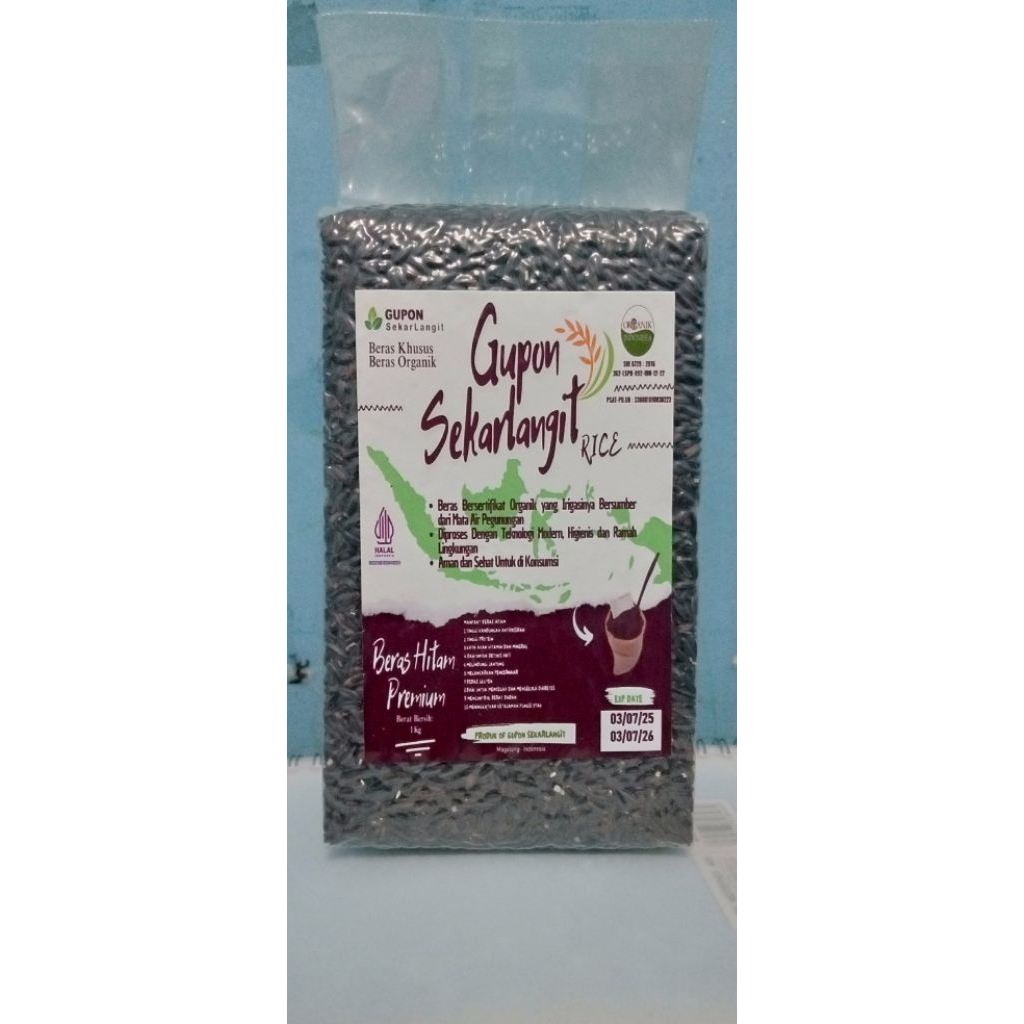 

BerasHitamOrganik1Kg,BerasSehat,BerasPremium,Pure,