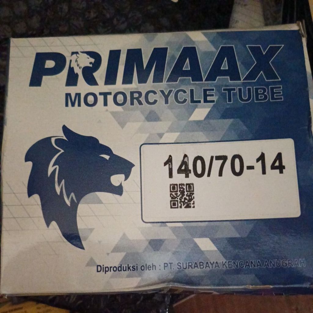 BAN DALAM PRIMAAX UK.140/70-14 BAN BELAKANG AEROX