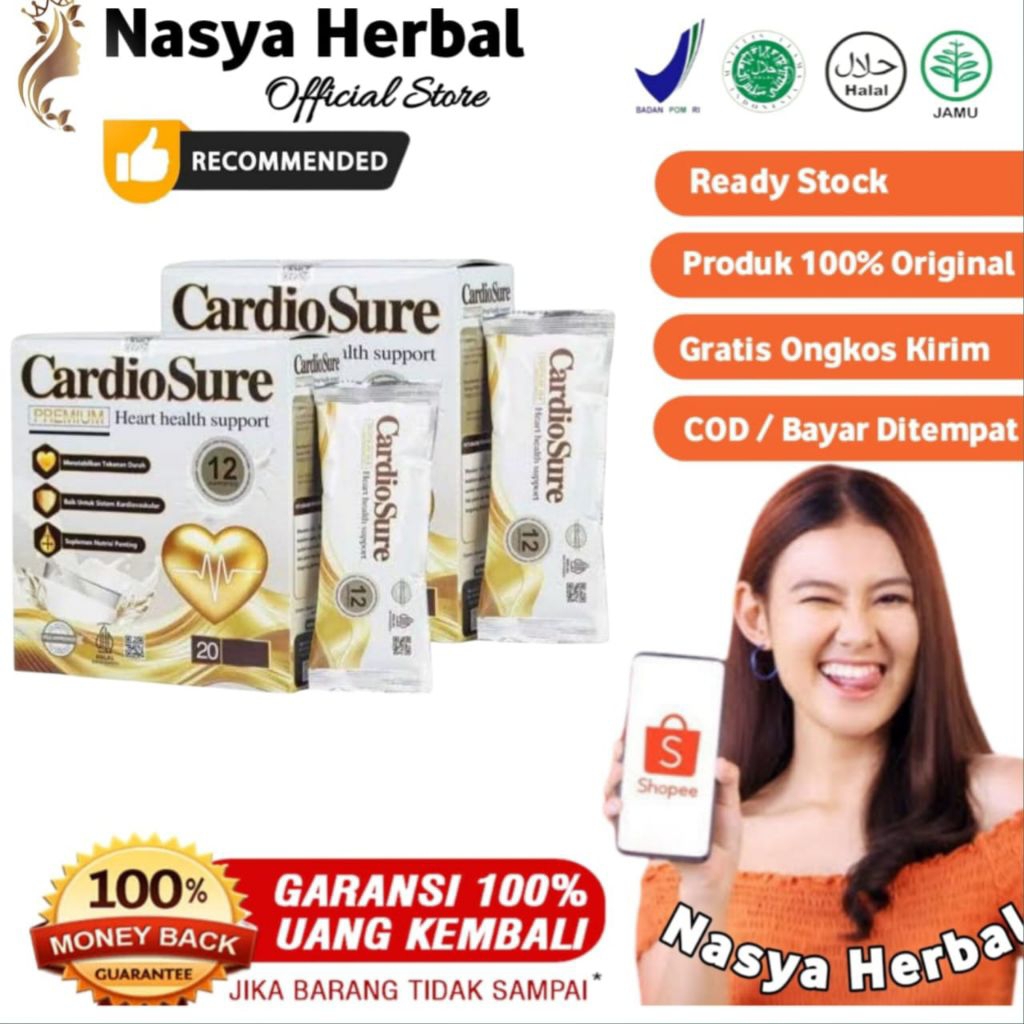

Cardiosure Susu Asli Original Kesehatan Hipertensi Jantung Kolesterol CARDIOSURE Original