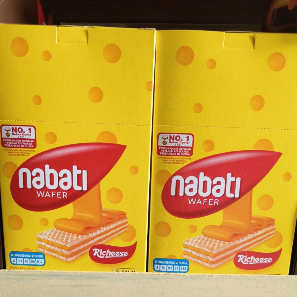 

Nabati wafer keju isi 20