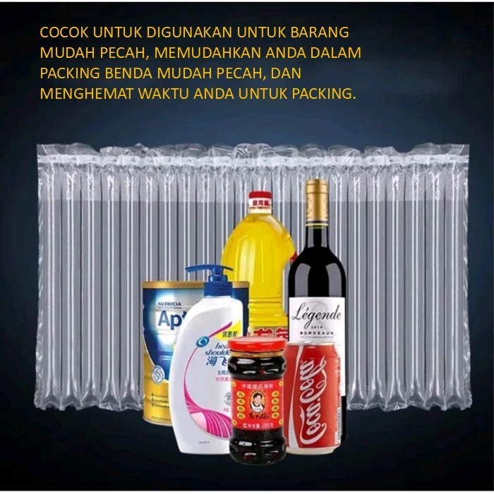 

AIR CUSHION AIR PACK BUBBLE WRAP 50 METER LEBAR 30 CM - 60 CM TEBAL AIR SHIELD