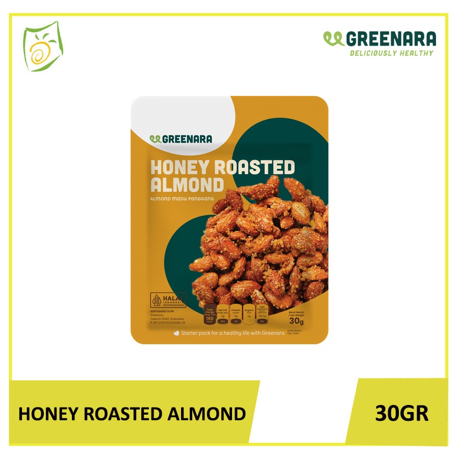 

GREENARA One serving Honey Roasted Almond 30gr