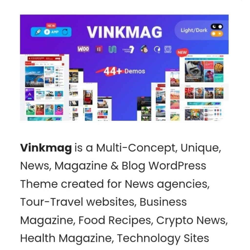 VINKMAG - Template Berita Wordpress Premium Theme - GPL