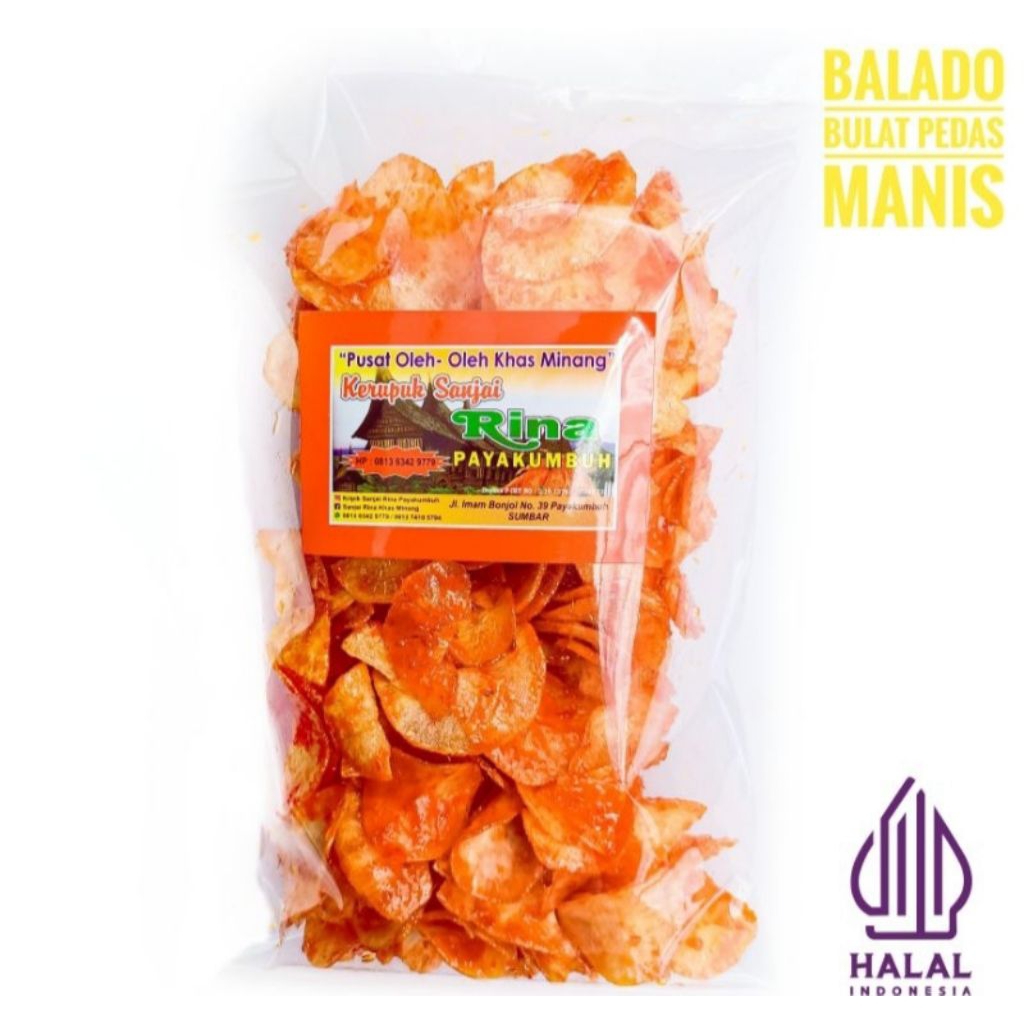 

Sanjai Balado Pedas Manis Asli Payakumbuh