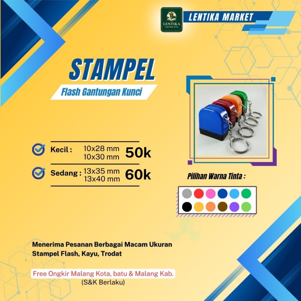 

Stempel Flash Gantungan Kunci